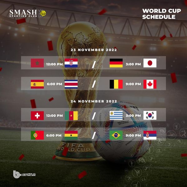 World Cup Matches Schedule Smash
